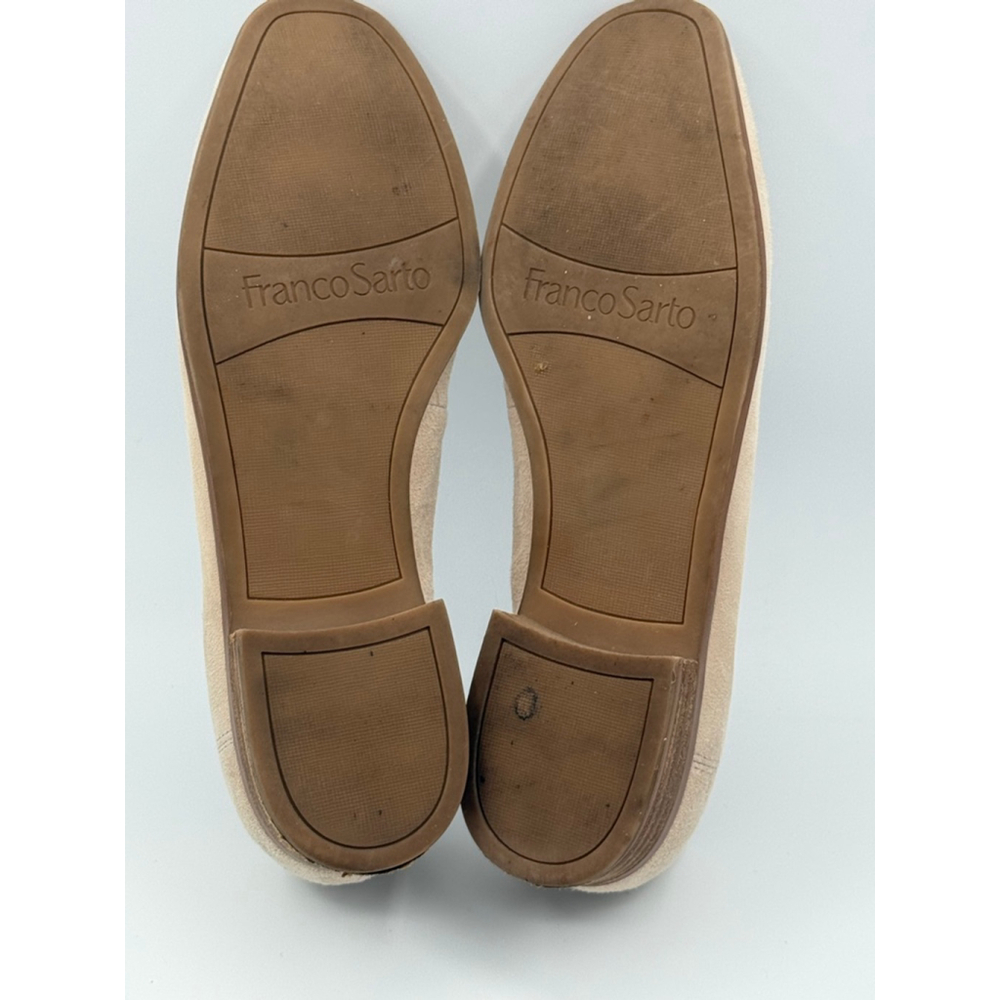 Franco Sarto Beige Suede Loafers Women’s Size 7 – Classic Slip-on - Picture 6 of 10